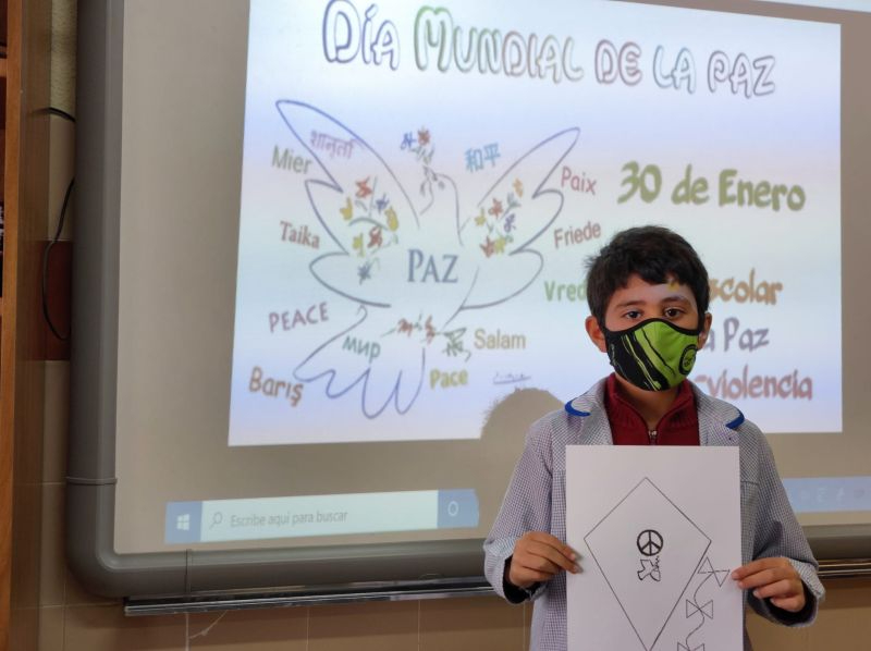 El Colegio San Juan Bosco se suma a la celebración del Día de la Paz