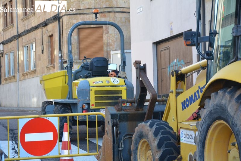 Comienzan las obras para peatonalizar la calle Ancha