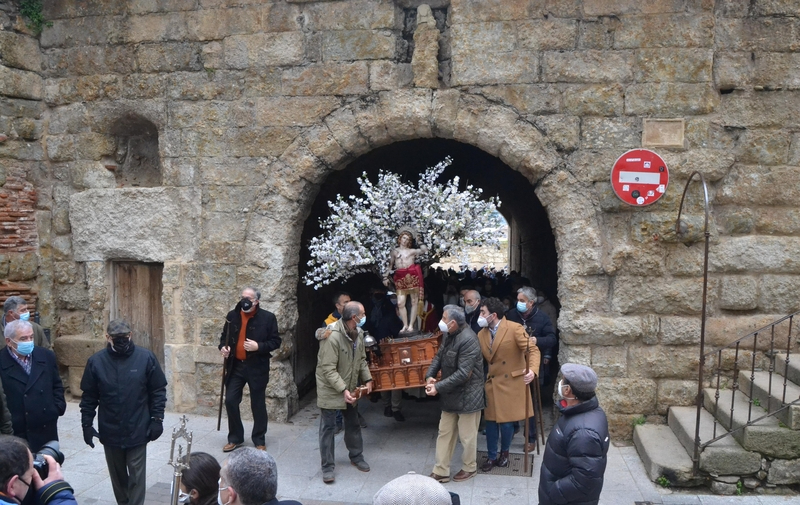 San Sebastián vuelve a pisar las calles mirobrigenses dos años después