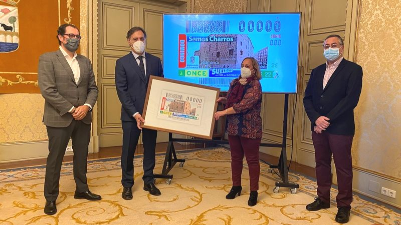 Salamanca vuelve a protagonizar el cupón de la ONCE