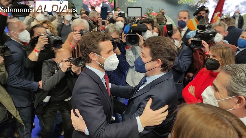 Del abrazo de Casado y Mañueco al jamón de Ayuso