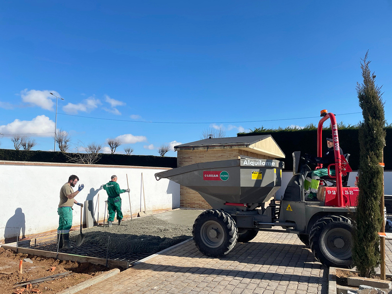 Arrancan las obras de construcción de un nuevo módulo de nichos y columbario en el cementerio de Carbajosa