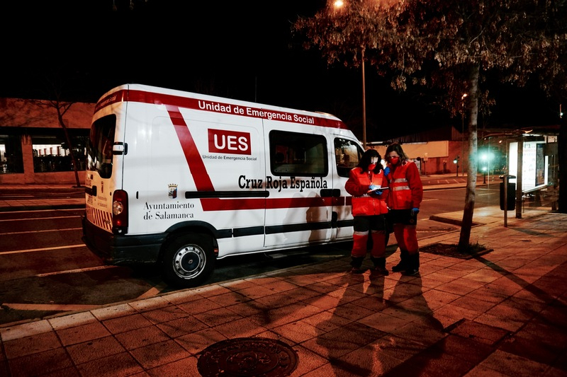 Cruz Roja en Salamanca: preparada para atender a las personas más vulnerables ante las olas de frío 