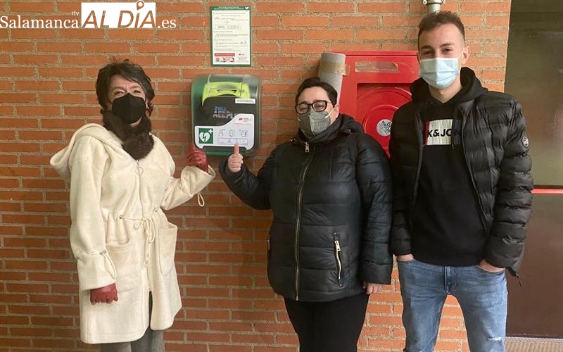 El pabellón municipal de deportes ya es un edificio cardioprotegido