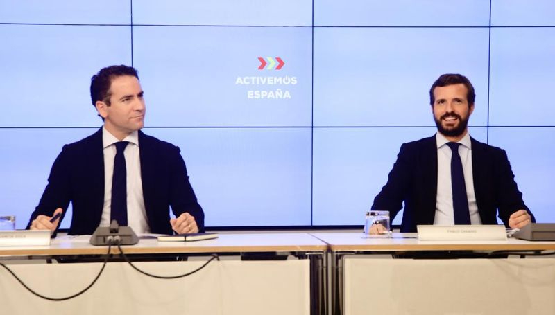 Pablo Casado y Teodoro García Egea acudirán a León para arropar a Mañueco en su reelección como presidente del PP en Castilla y León