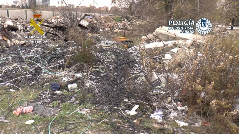 Desarticulan una red dedicada al robo de cobre que sustrajo más de 28.800 kilos en Salamanca y otras provincias