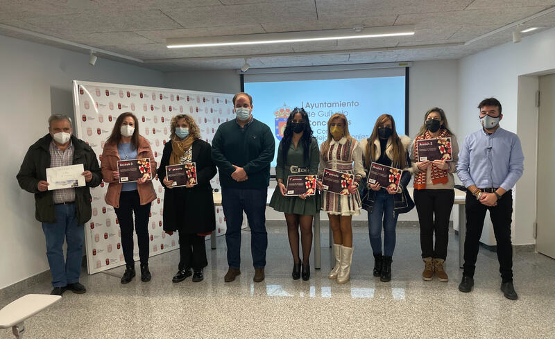 Entrega de los premios a los ganadores del concurso Navidad en Guijuelo 