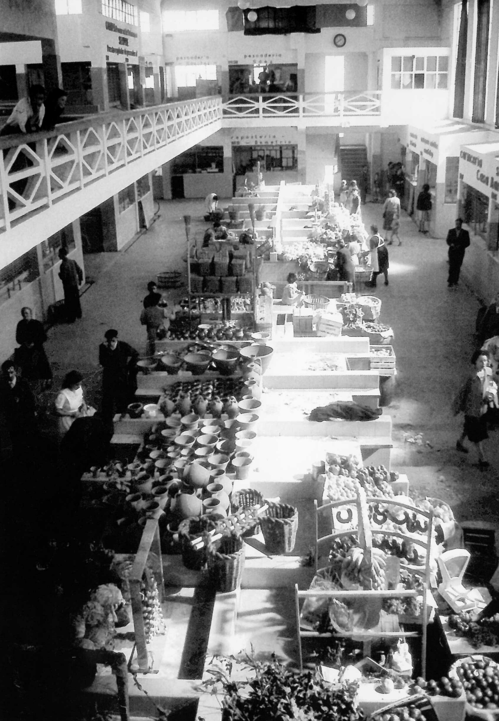 El Mercado de San Juan tras su inauguración en 1945