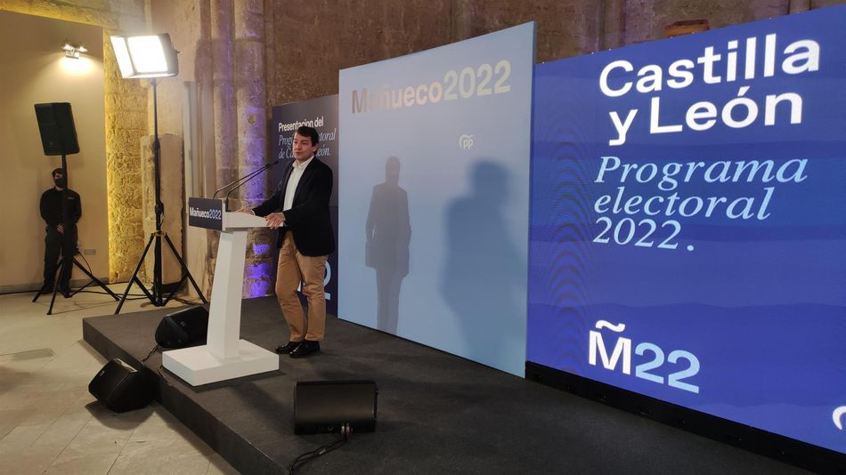 Mañueco incluye un cheque bebé de entre 1.500 y 2.500 euros en su programa de más de 1.000 medidas para CyL