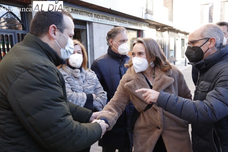 Cuca Gamarra apoya a Mañueco en Salamanca: Esta es una campaña de tú a tú
