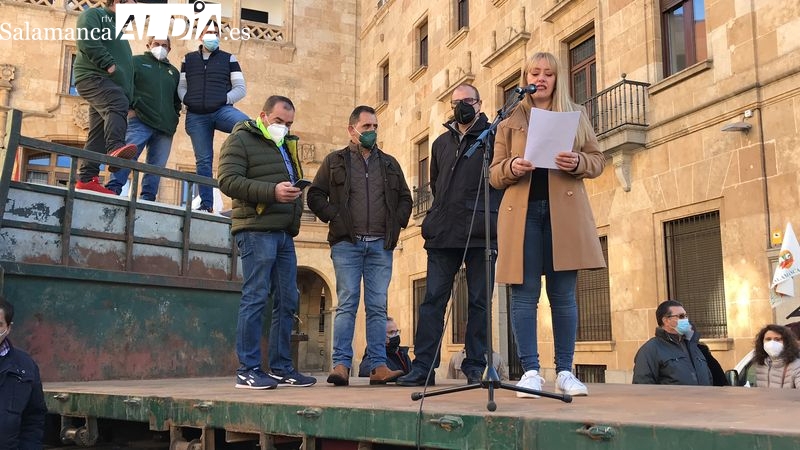 El comunicado con el que ha terminado la manifestación de agricultores y ganaderos