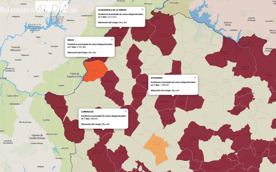 Las Arribes se mantiene estable en cuanto al número de contagios