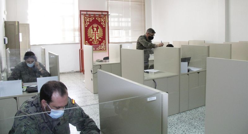 El Mando de Ingenieros mantiene 56 rastreadores militares en su cuartel de Salamanca 