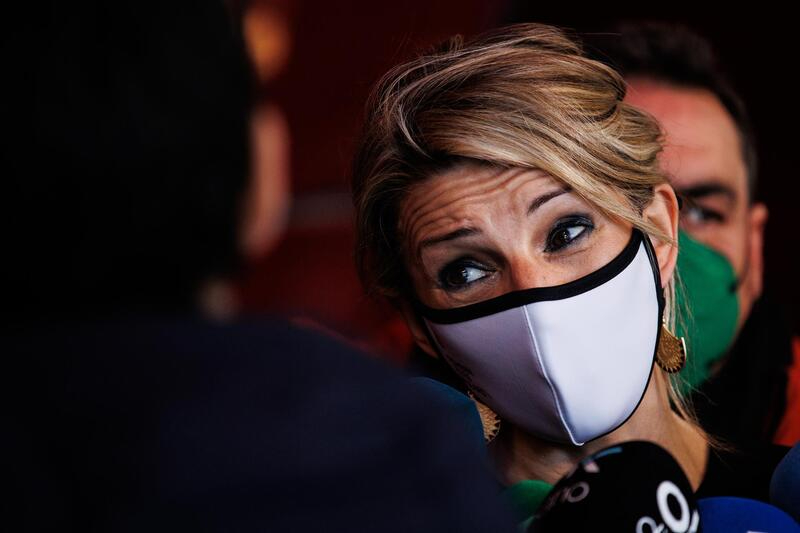 Yolanda Díaz da positivo en COVID-19