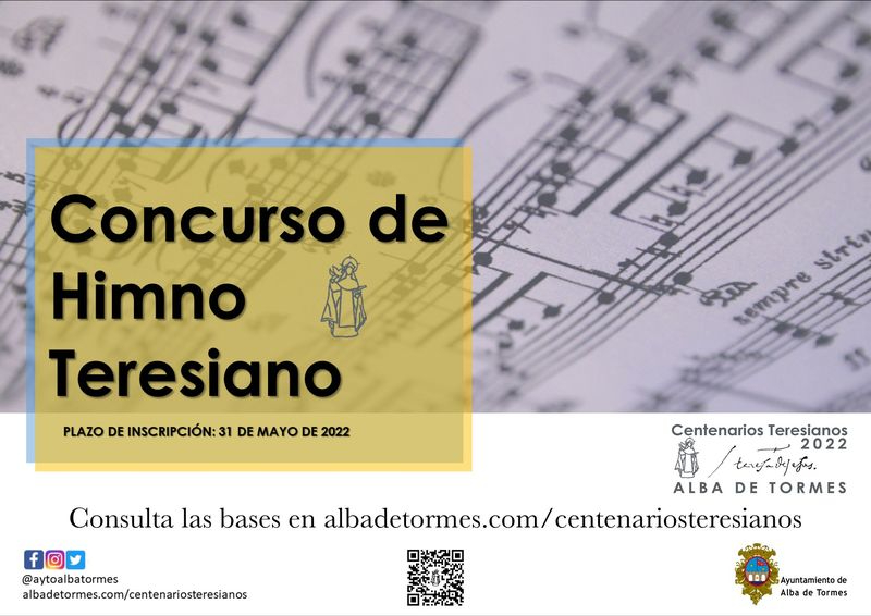 El Ayuntamiento de Alba convoca el concurso de Himno Teresiano