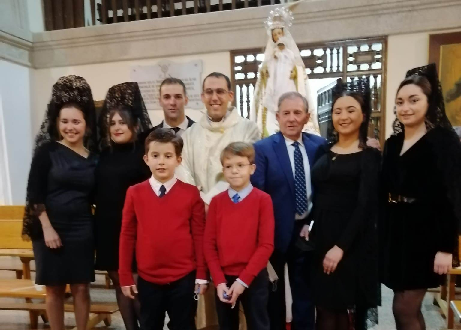 La Fuente de San Esteban vive con gran emoción la misa de Las Candelas
