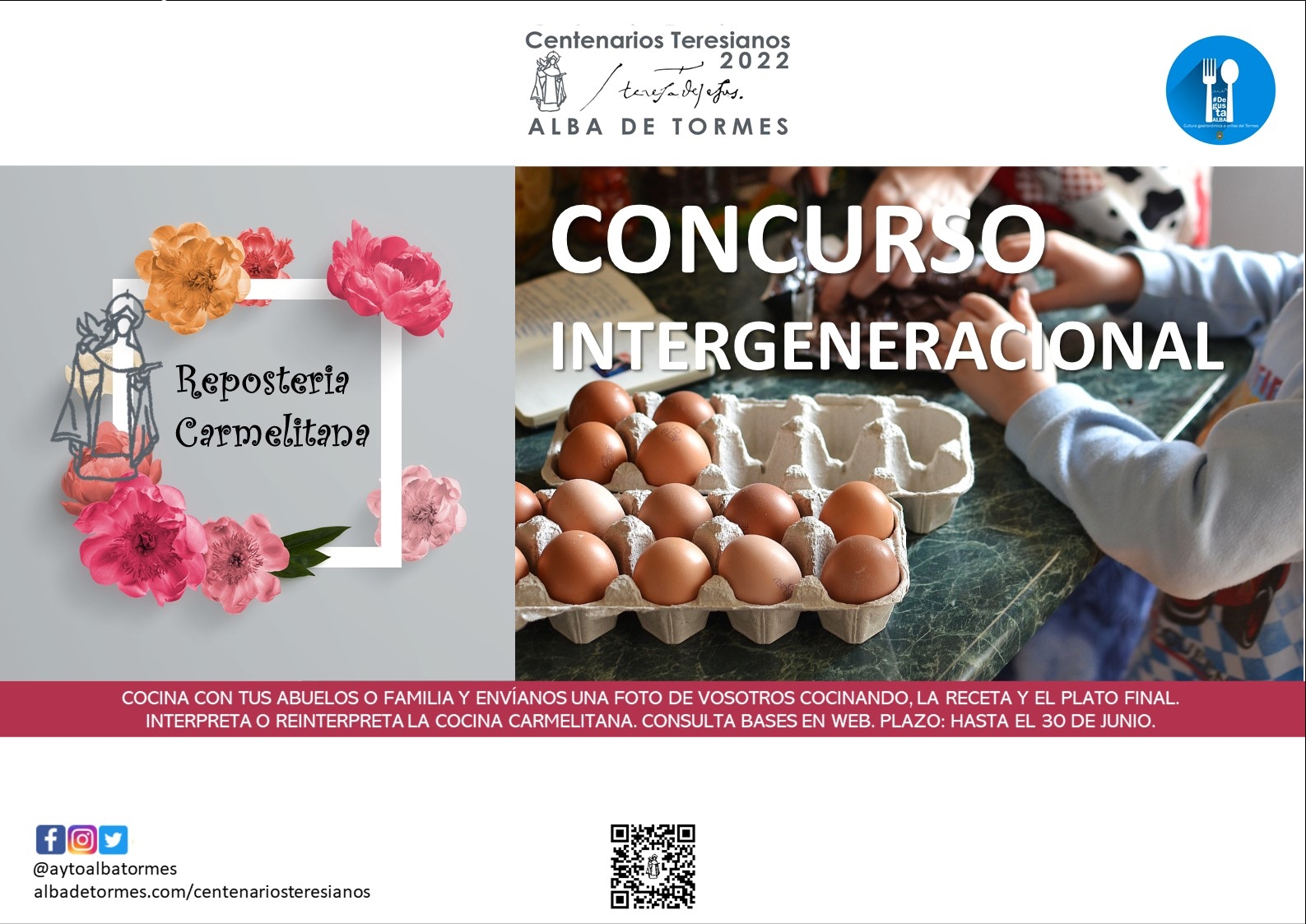 Convocado el  I Concurso Intergeneracional de Cocina Carmelitana