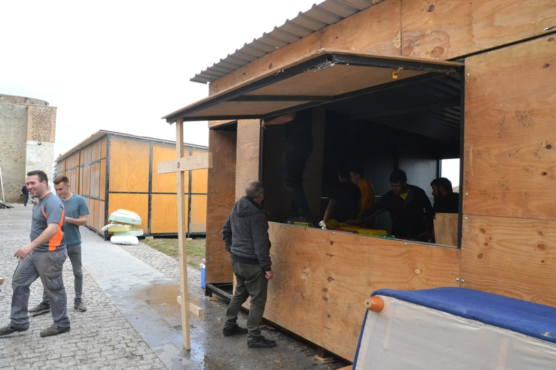 Las casetas vuelven tras un año de ausencia a la Plazuela del Buen Alcalde y el Paseo Fernando Arrabal