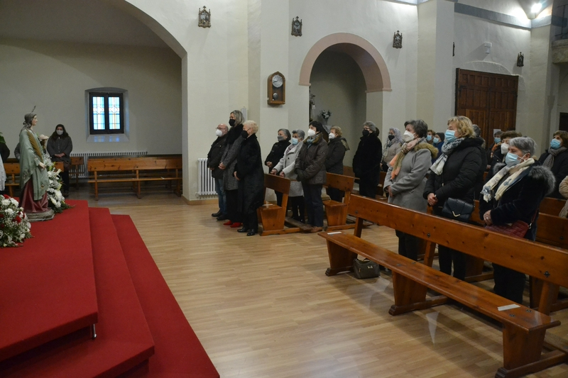 Unas 40 mujeres se reúnen en Santa Marina para honrar a Santa Águeda