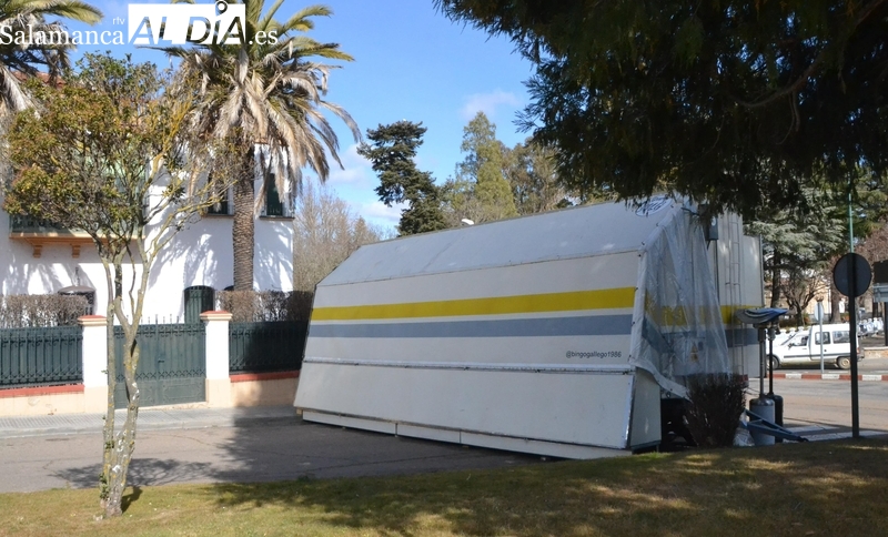 El Bingo ya ocupa su novedosa ubicación dentro de la progresiva configuración del recinto ferial