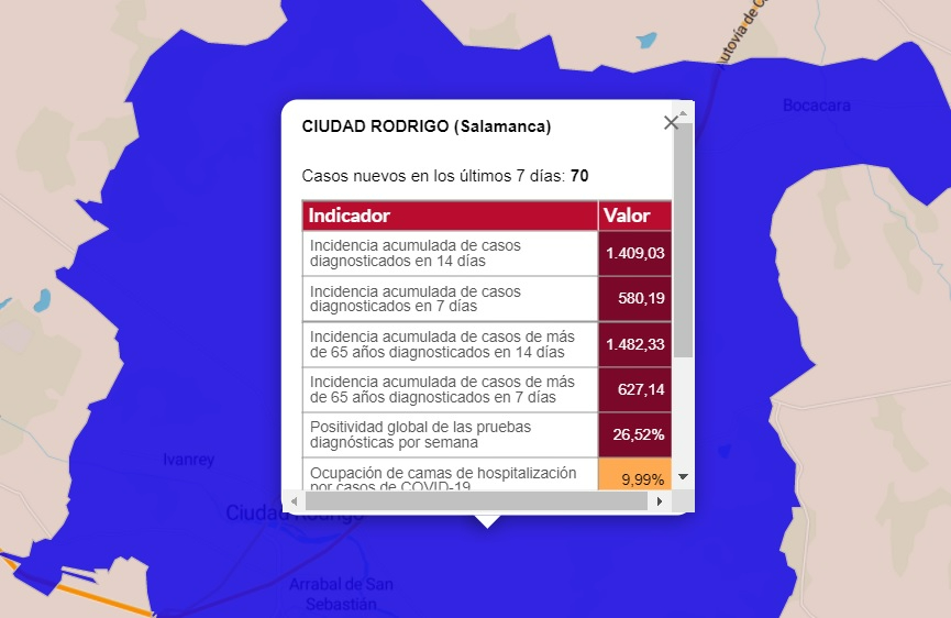 El conjunto de la comarca baja de 100 positivos en 7 días por primera vez desde el 23 de diciembre