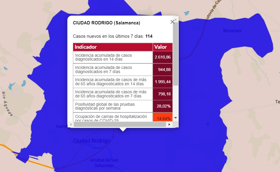 Se estancan los datos de incidencia de Ciudad Rodrigo