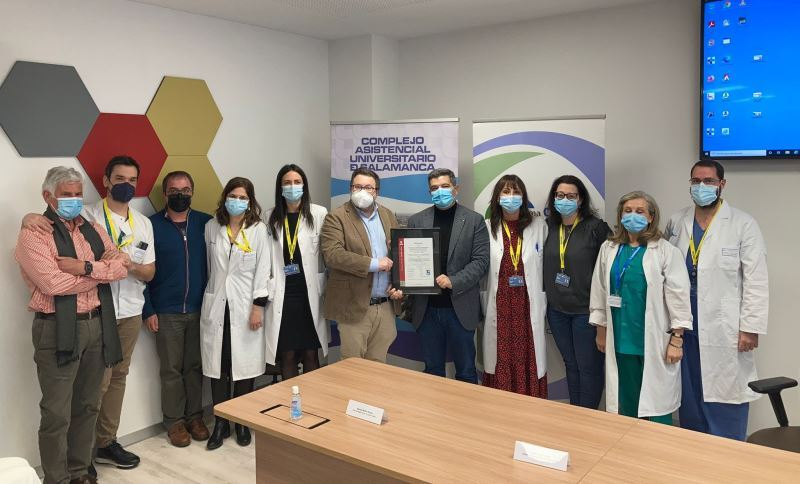 Día feliz para esta unidad del Hospital de Salamanca, reconocida en nuestro país por la buena atención a pacientes