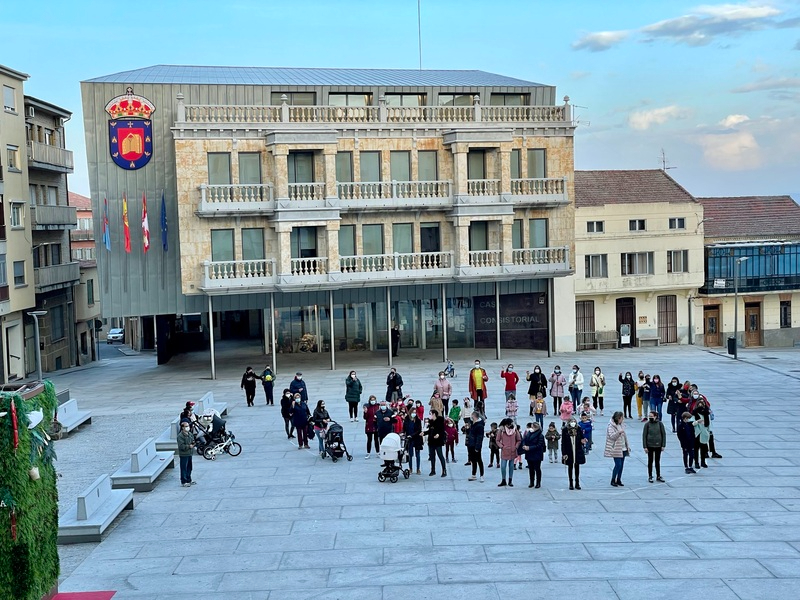 Un gran corazón en Guijuelo por el Día del Amor y la Amistad 