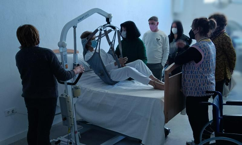 La AFE ‘Residencias en Alto Águeda’ visita el Centro Nazaret Blanco