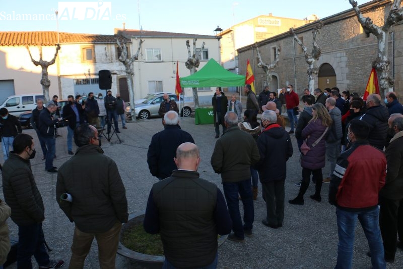 Ortega-Smith centra un encuentro con simpatizantes de VOX en Vitigudino