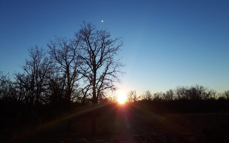 El Sol despide al mes de enero en Lumbrales 