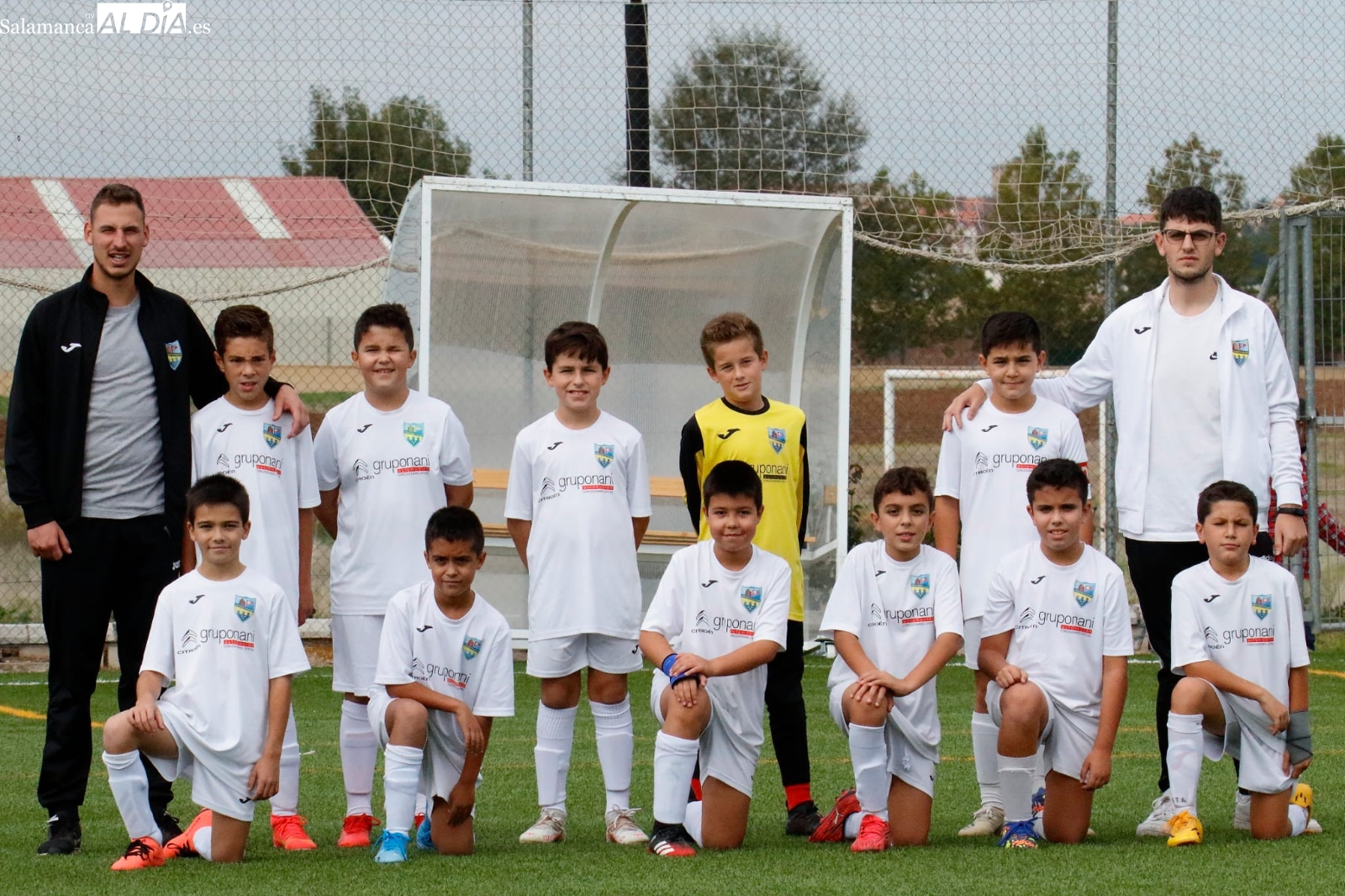 El Alevín B del Alba de Tormes CF, un bloque compacto con mucha personalidad