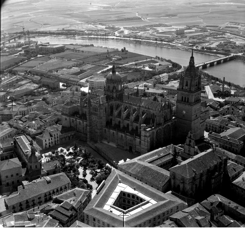 Salamanca en 1955, sin el barrio de San José