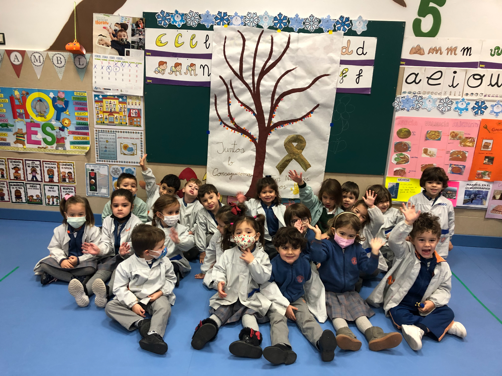 Una mejor supervivencia es posible, colegios de Salamanca muestran su solidaridad con los niños con cáncer