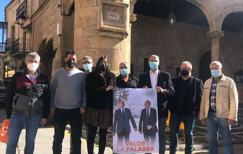 Luis Fuentes visita Ciudad Rodrigo con motivo del 13F