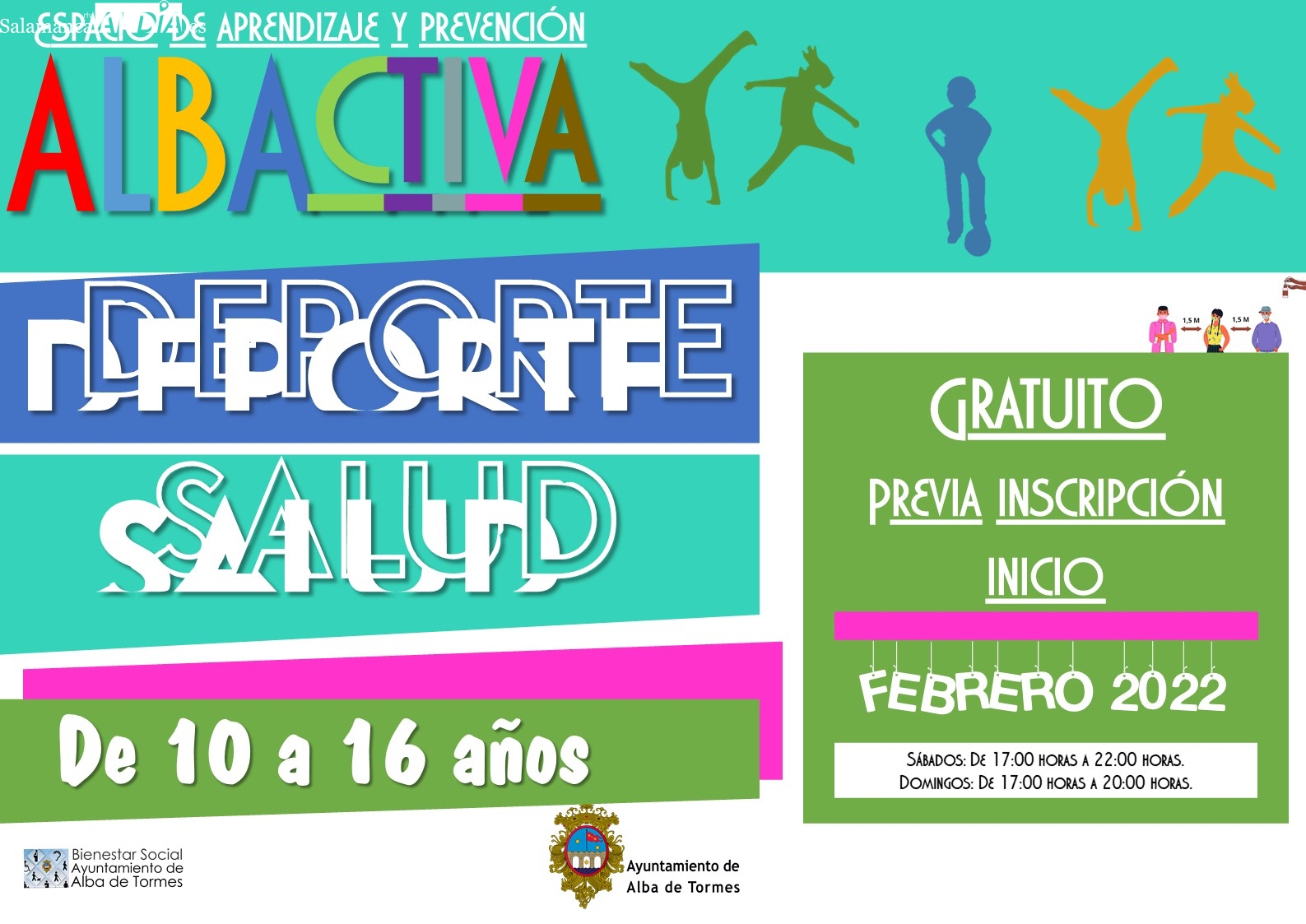 El programa Alba Activa arranca este fin de semana para los niños y niñas entre 10 y 16 años