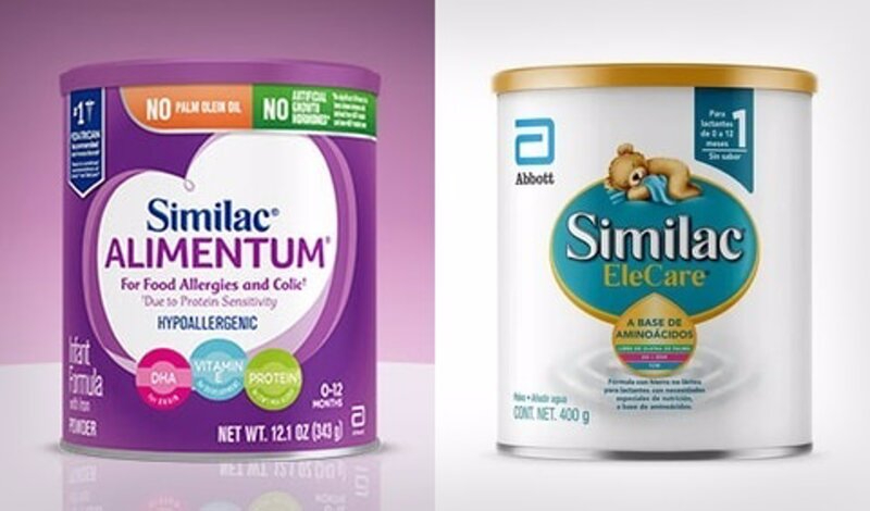 Consumo retira varios lotes de dos leches infantiles especiales por posible presencia de salmonella