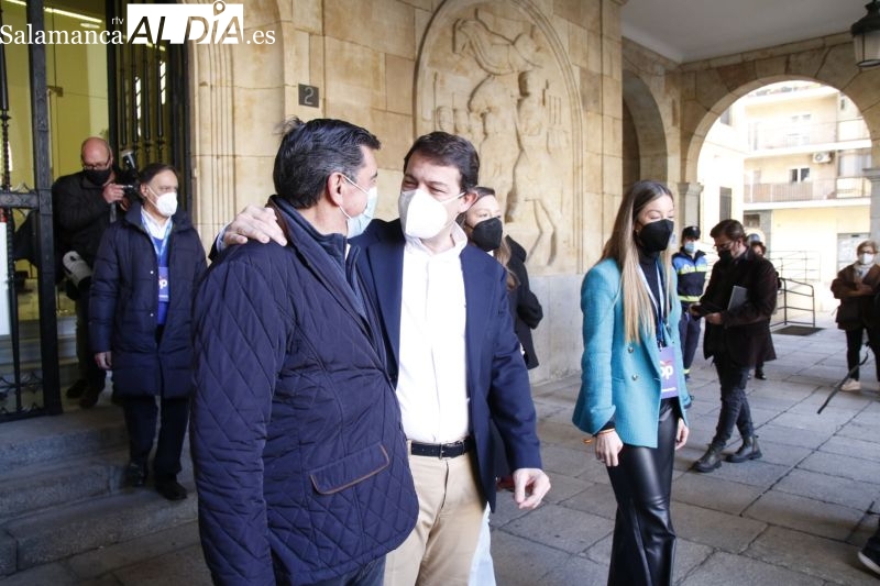 Alfonso Fernández Mañueco, candidato a la presidencia de la Junta: Animo a todos a votar, España está pendiente de nosotros