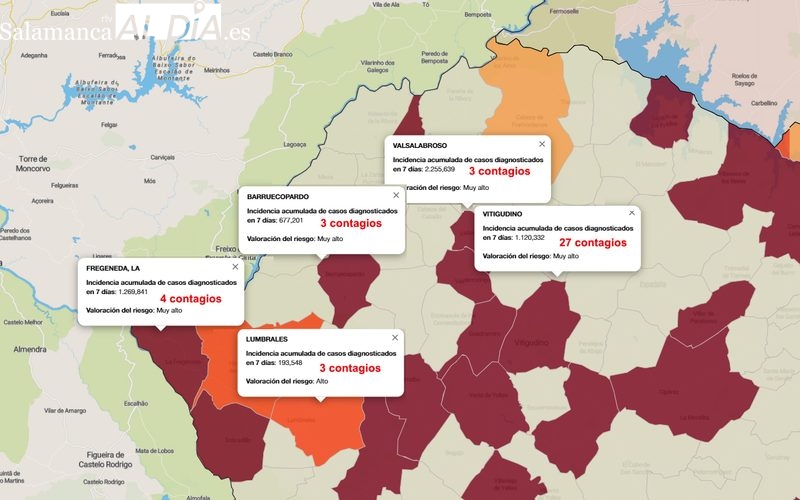 La propagación del coronavirus en Las Arribes se muestra estable tras contabilizarse 55 positivos la última semana