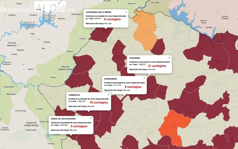 El número de contagios sigue en descenso en Las Arribes, pero sube entre los mayores de 65 años en Vitigudino