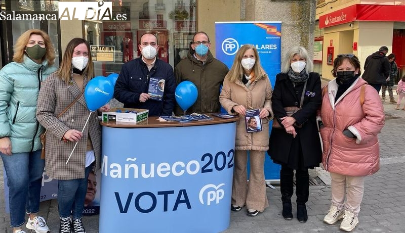 EL PP de Alba de Tormes apura los últimos días de campaña electoral