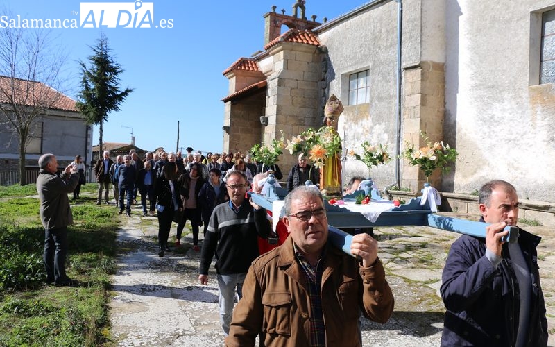 Procesión de San Blas en Peralejos de Abajo en 2019 / CORRAL