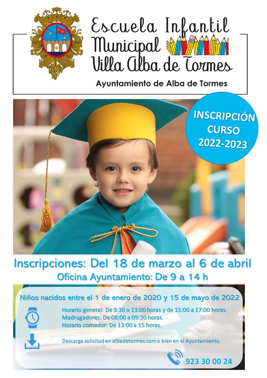 Hasta cuarenta niños y niñas podrán asistir de forma gratuita a la Escuela Municipal Infantil el próximo curso