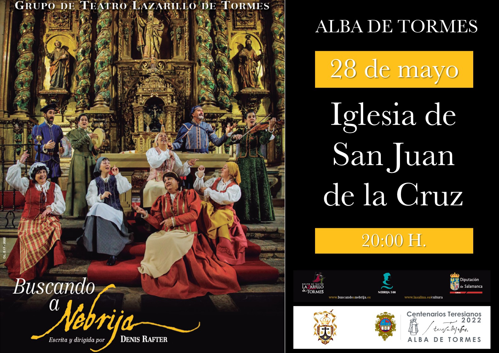 Buscando a Nebrija llegará a Alba de Tormes el 28 de mayo