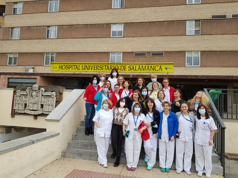 Los últimos en abandonar el Hospital Clínico de Salamanca