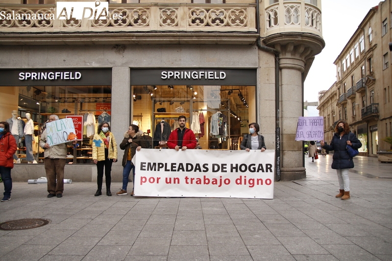 Salamanca se suma a la reivindicación de los derechos de las empleadas de hogar 
