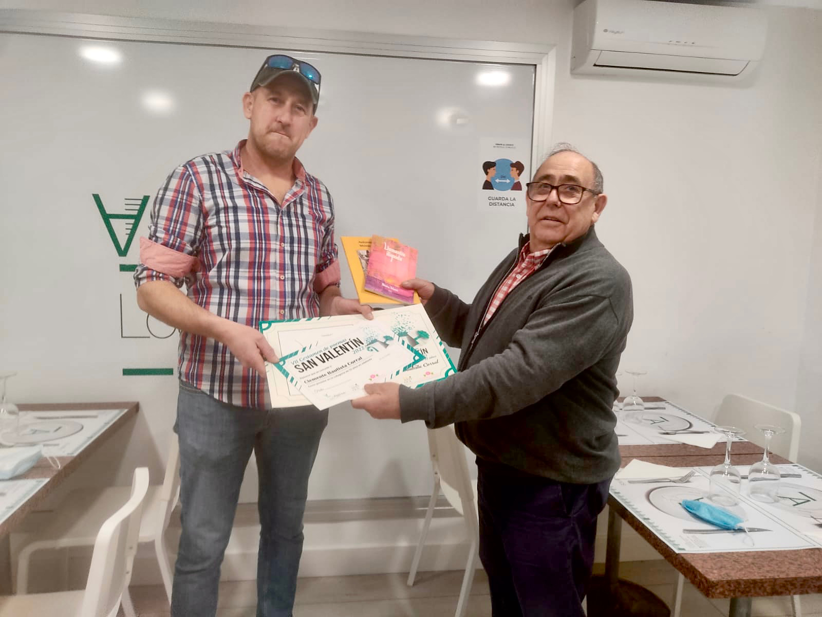 Entregados los premios del VII Certamen de poemas de San Valentín de Los Álamos