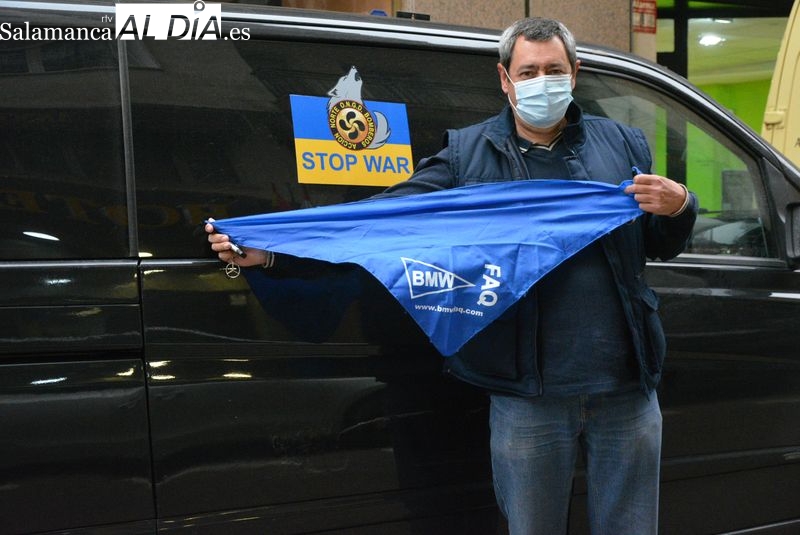 La solidaridad de Javier: trae hasta Salamanca a refugiados ucranianos con La Merche, su furgoneta 