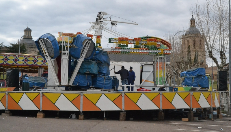 Las ferias, salvo los coches chocones, dicen adiós a Miróbriga