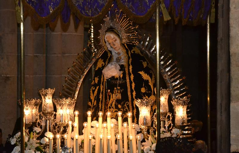 Este jueves arranca la novena en honor a la Virgen de los Dolores
